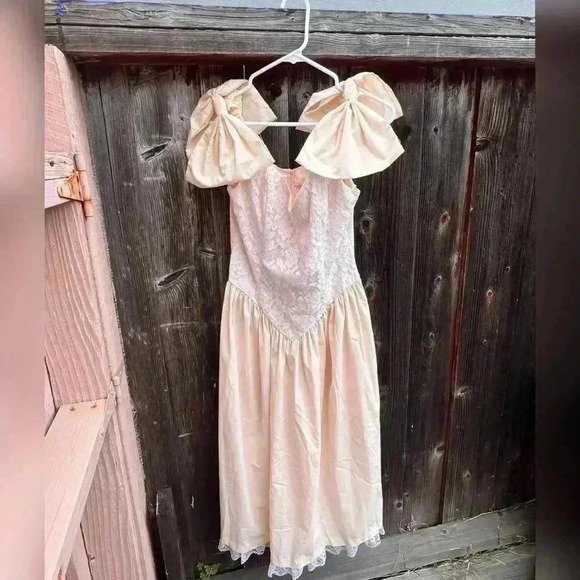 Vintage Gunne Sax Jessica Mclintock Cottage Core Dress NEW - Picture 1 of 6